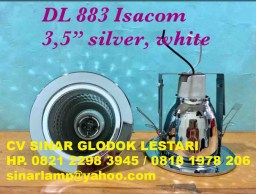 Lampu Downlight 3,5 inch Silver Isacom